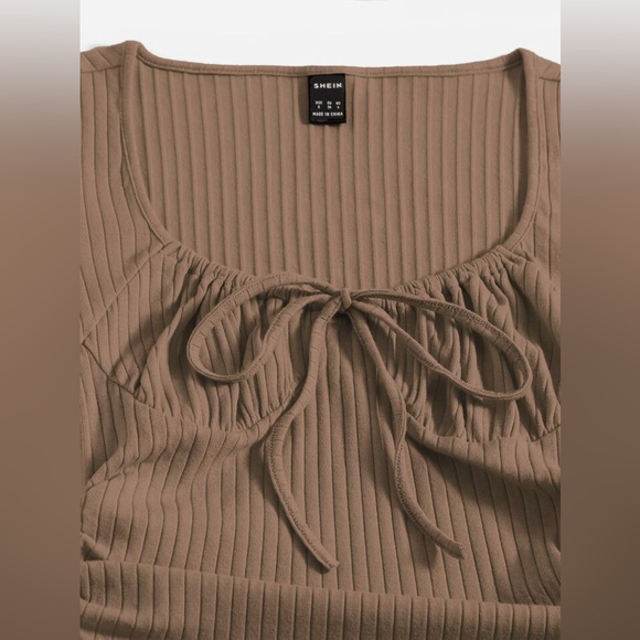 SHEIN EZwear Ruched Drawstring Side Bodycon Dress 💕 - Picture 3 of 5